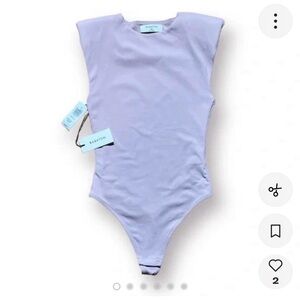 Aritzia Babaton Contour Bodysuit in Mauve Dust